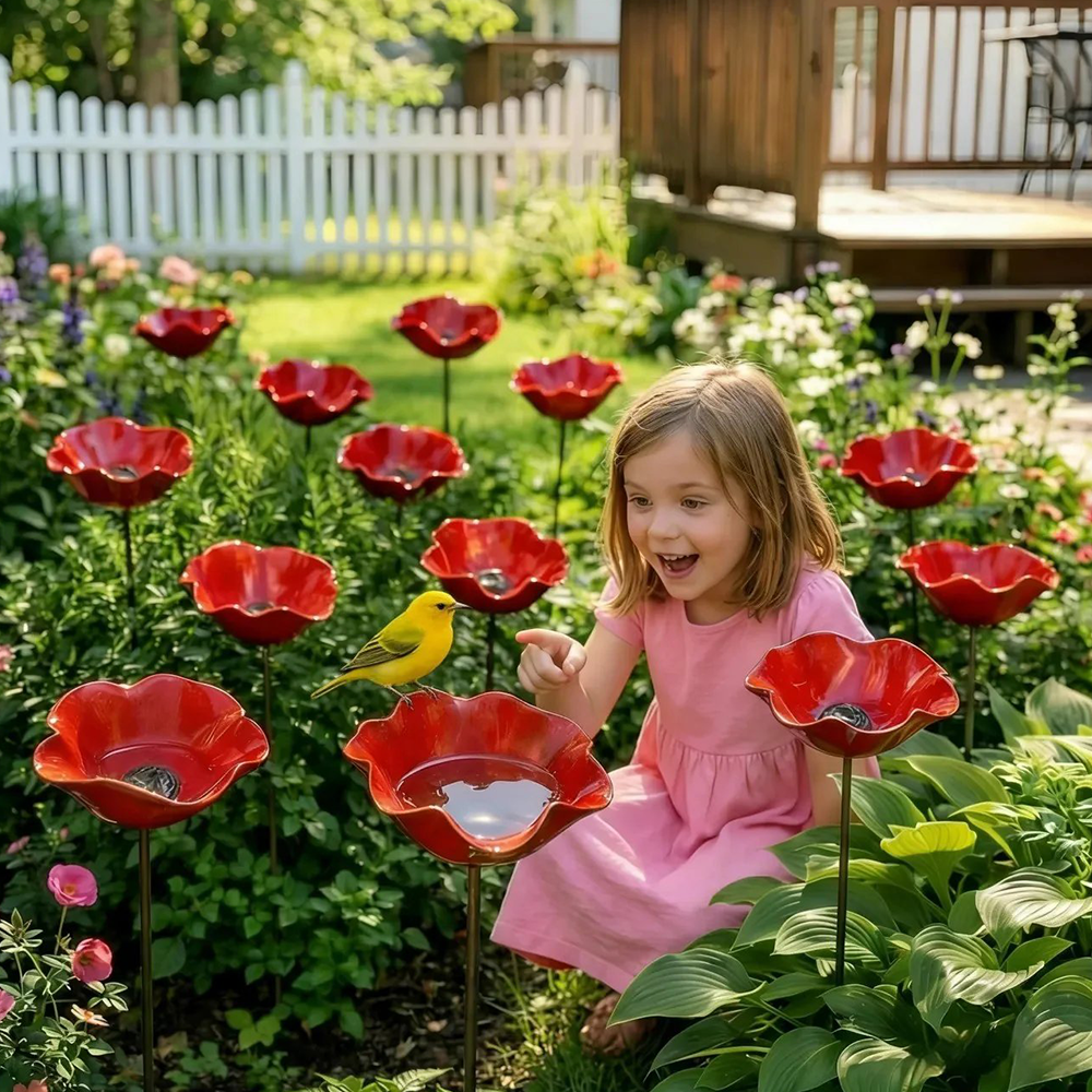 Theramenbae® 🔥🔥HOT SALE 50% OFF🎁 Handmade Metal Flower Garden Stake