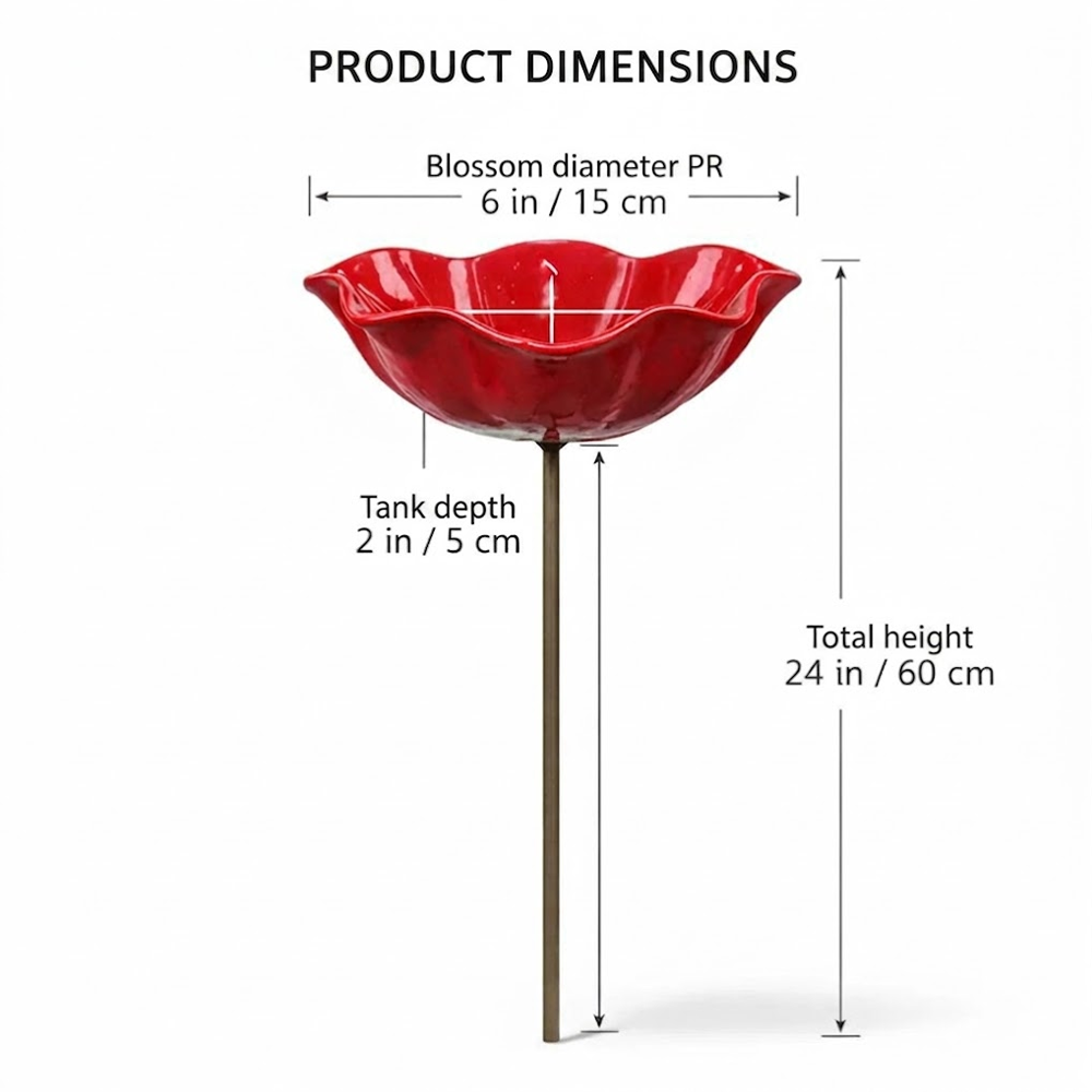 Theramenbae® 🔥🔥HOT SALE 50% OFF🎁 Handmade Metal Flower Garden Stake