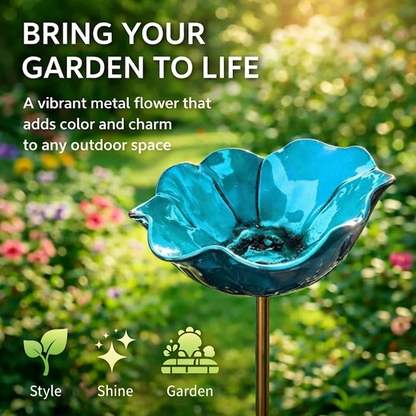 Theramenbae® 🔥🔥HOT SALE 50% OFF🎁 Handmade Metal Flower Garden Stake