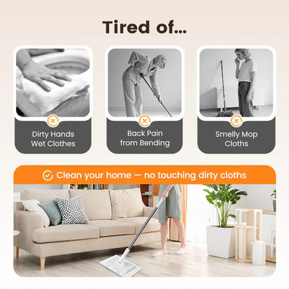 upsell-Hjmeta®🧹Disposable Dust Mop with 5 Reusable Cloths (Copy)