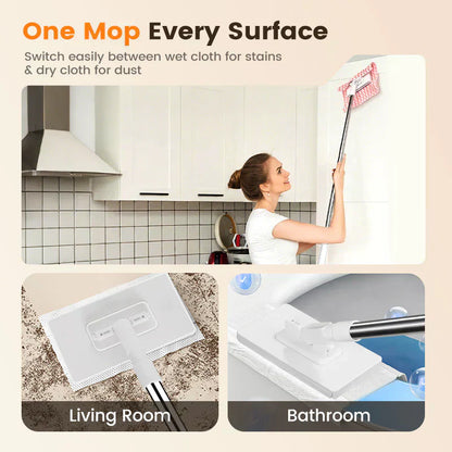 upsell-Hjmeta®🧹Disposable Dust Mop with 5 Reusable Cloths (Copy)