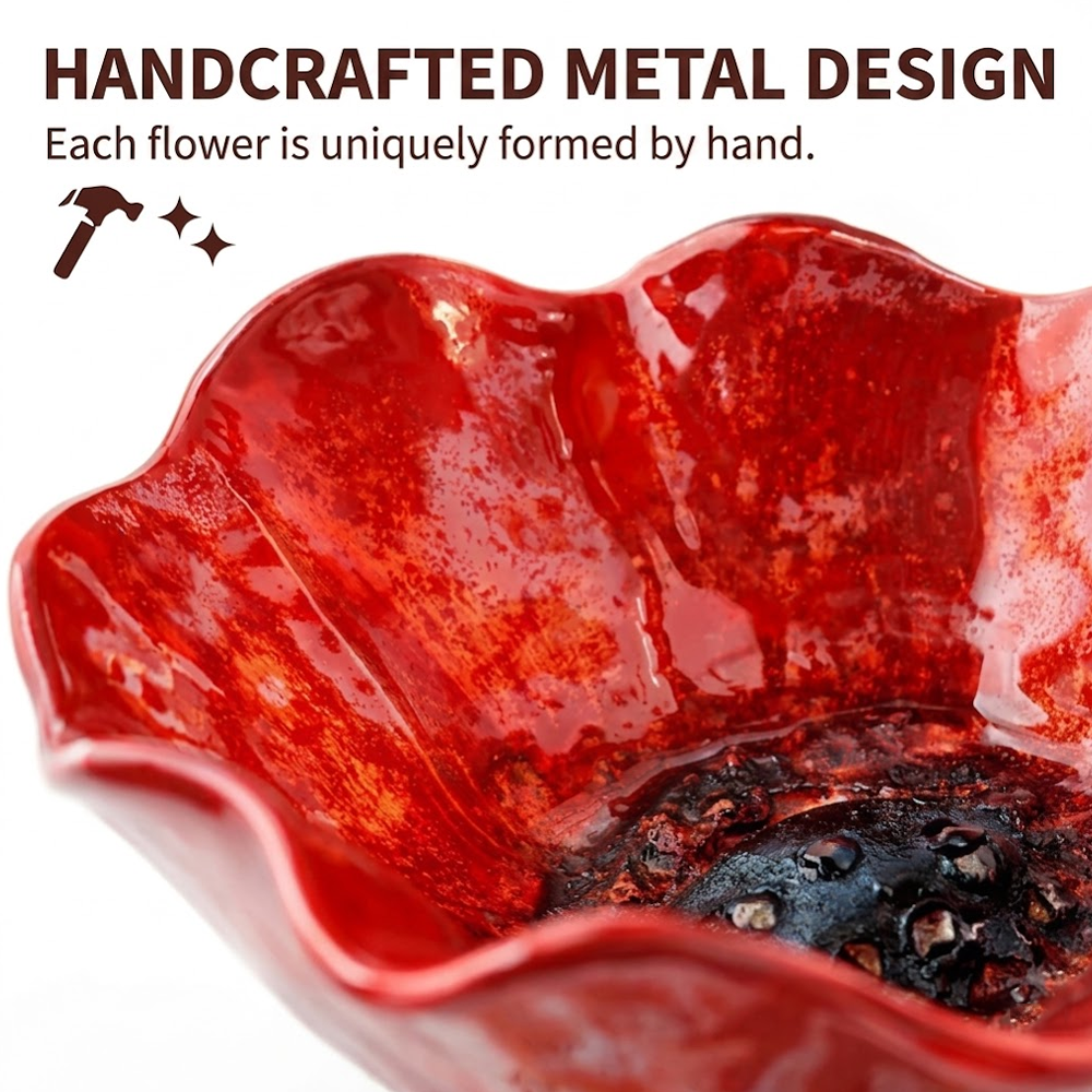 Theramenbae® 🔥🔥HOT SALE 50% OFF🎁 Handmade Metal Flower Garden Stake