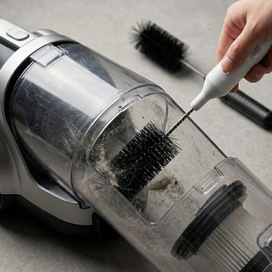 Bufryna Professional Vacuum Dust Cup Cleaner - Easily Remove Tangled Hair & Debris with Precision Hook and Stiff Bristles